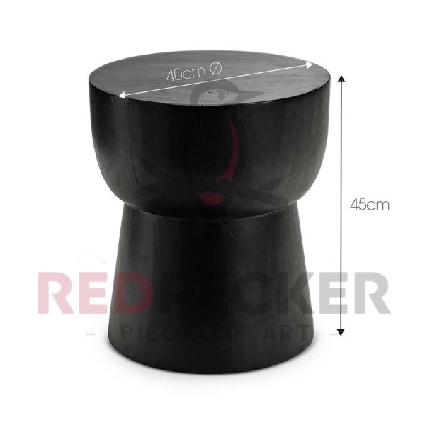 Blacked Mushroom Stools Tables