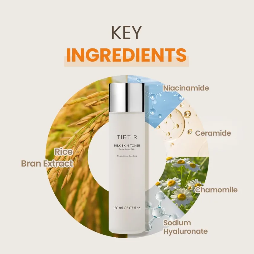 تيرتير ميلك سكين تونر 150مل | TIRTIR Milk Skin Toner 150ml