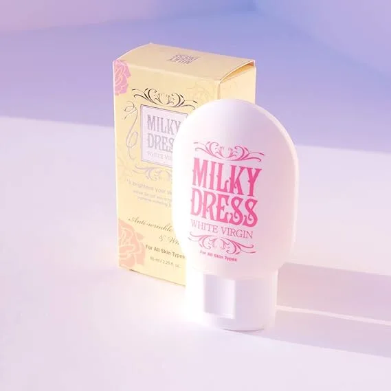 ميلكي دريس جل تفتيح الجسم وايت فيرجن 65مل | Milky Dress White Virgin Body Brightening Gel 65ml