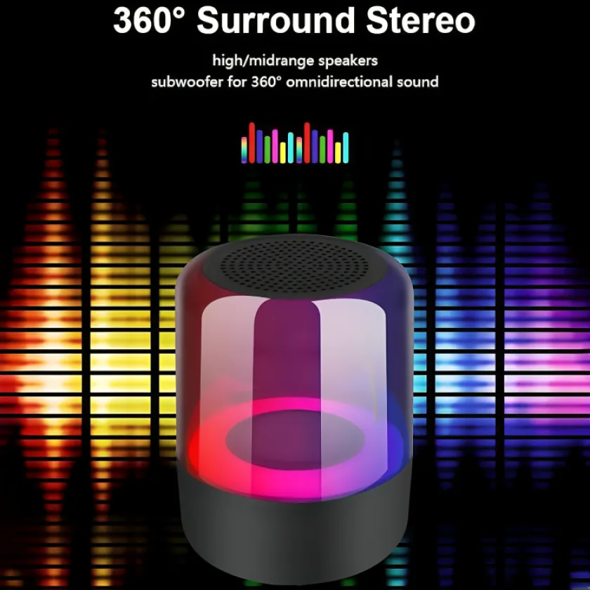 Gigamax Plus GM-04 RGB Portable Bluetooth Speaker 1.0