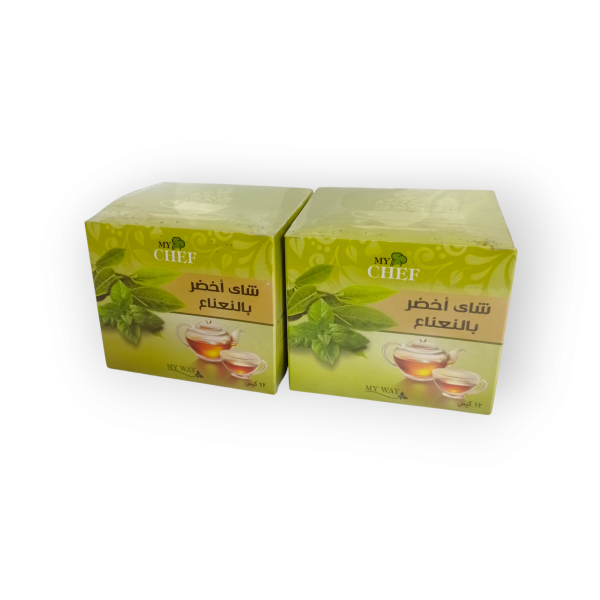 شاي اخضر بالنعناع