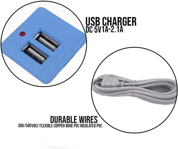 مشترك 5 مخرج يدعم USB