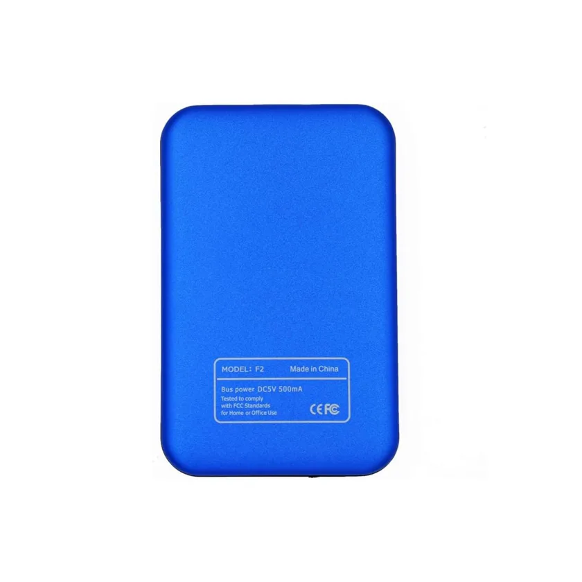 F2 Portable USB 2.0, Sata External Hdd Carrying Case, Aluminum Hard Drive Enclosure (2.5in)