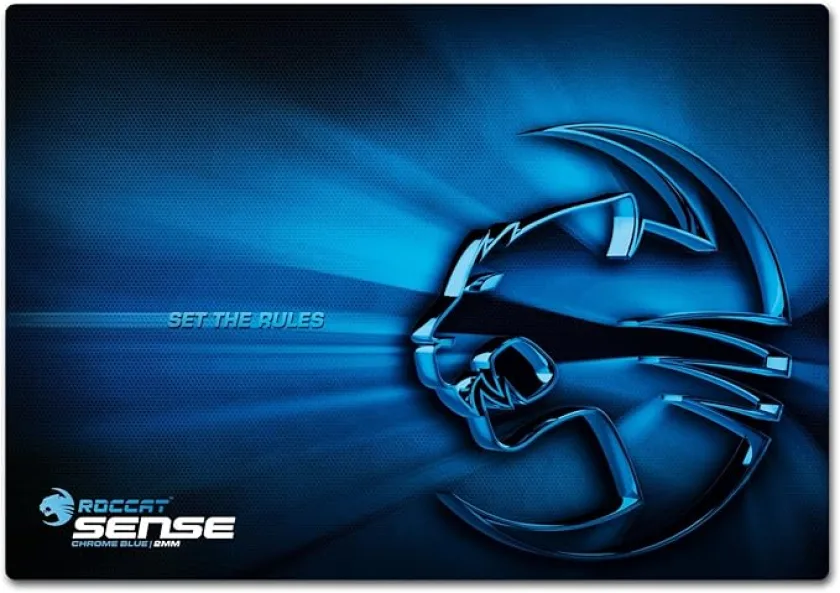 ROCCAT Sense - Chrome Blue - High Precision Gaming Mouse Pad