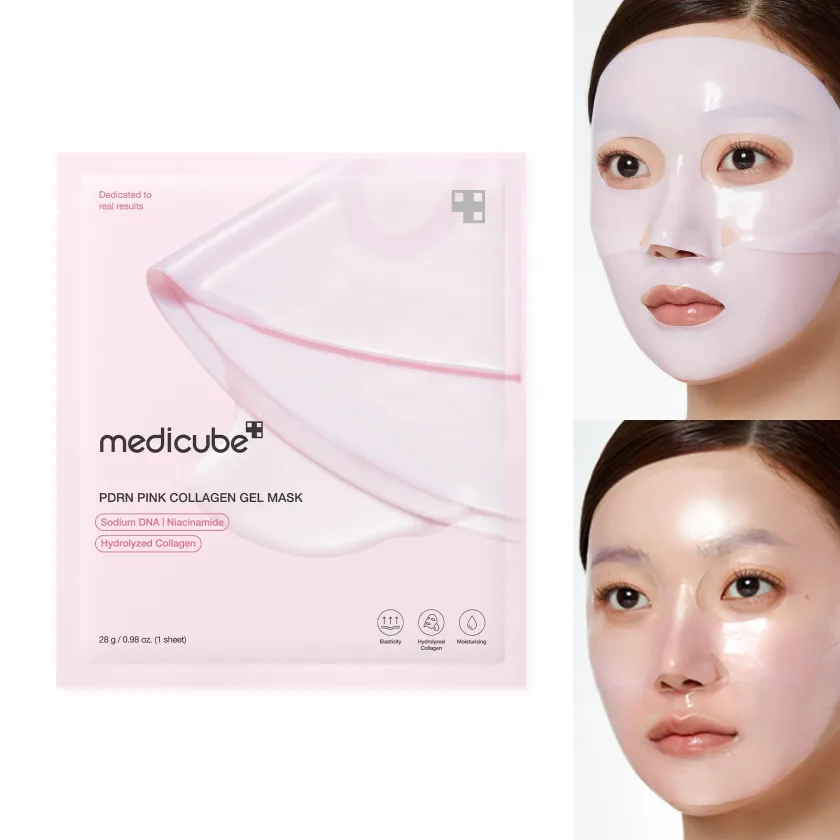 ميديكوب بي دي آر إن قناع الجل الوردي بالكولاجين | MEDICUBE PDRN Pink Collagen Gel Mask