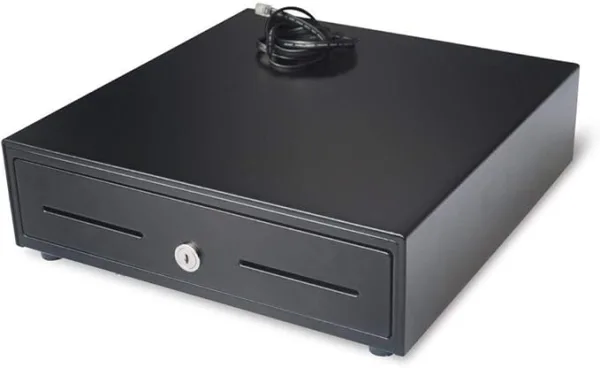 POS Cash Register Drawer with Removable Tray - RJ11 Cable Included Keys