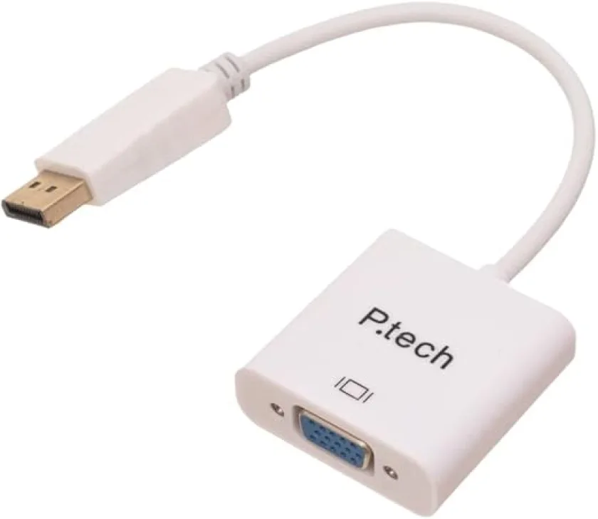 Keendex P.Tech Kx 2804 Display Port (Dp) Male To Vga Female Converter Adapter - White