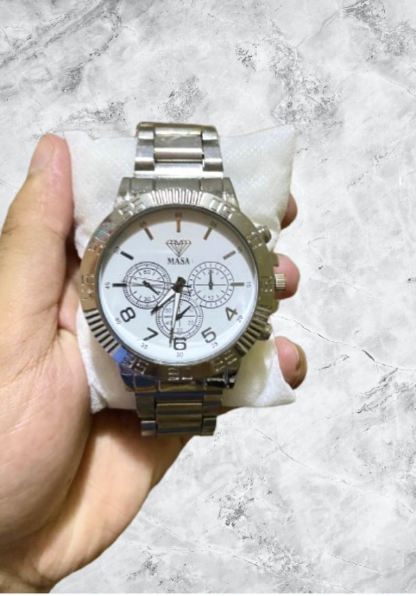 ساعة معدن رجالي