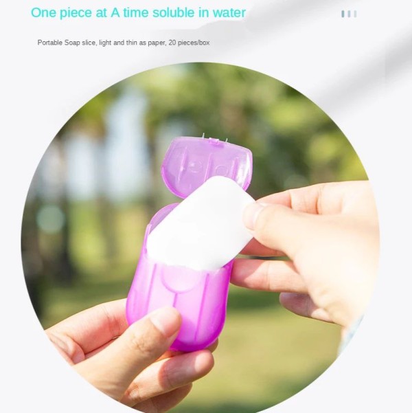 ورق صابون portable soap