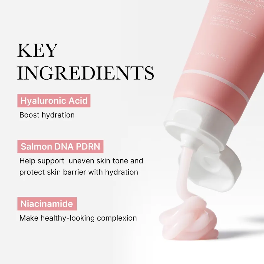 ميديكوب بي دي آر أن بينك هيالورونيك مويسشارايزنج كريم 50مل | Medicube PDRN Pink Hyaluronic Moisturizing Cream 50ml