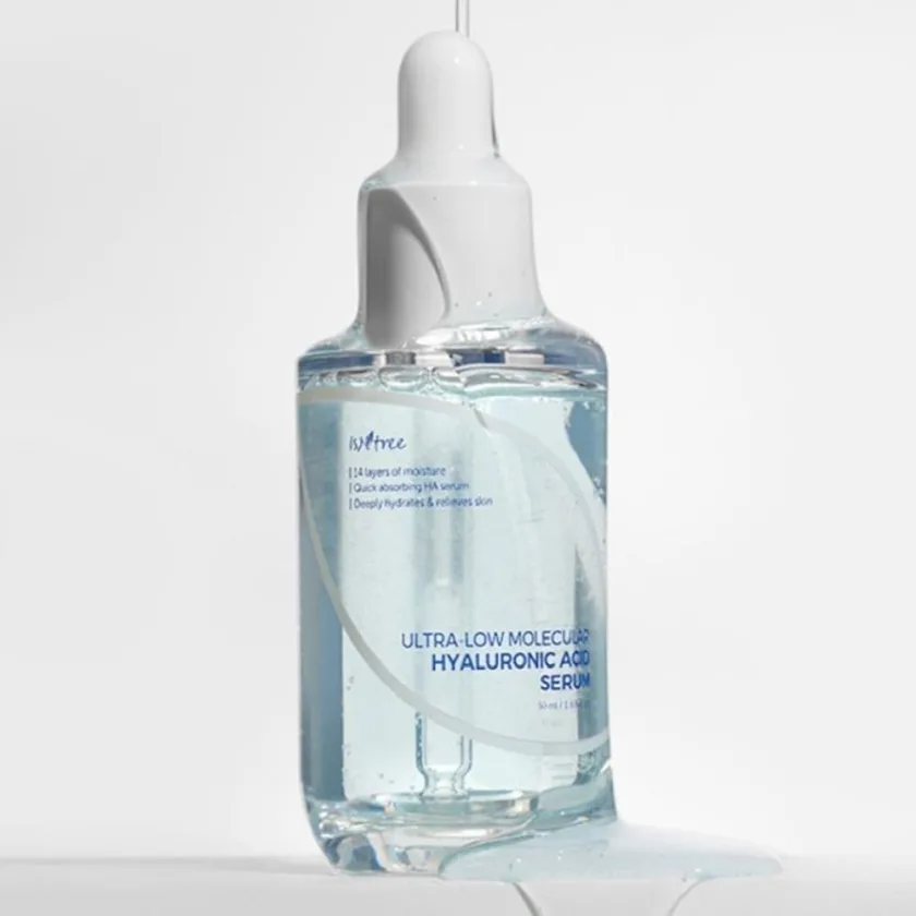 إيسنتري أولترا-لو مولكيولار هايلورونيك أسيد سيروم 50مل | Isntree Ultra-Low Molecular Hyaluronic Acid Serum50ml