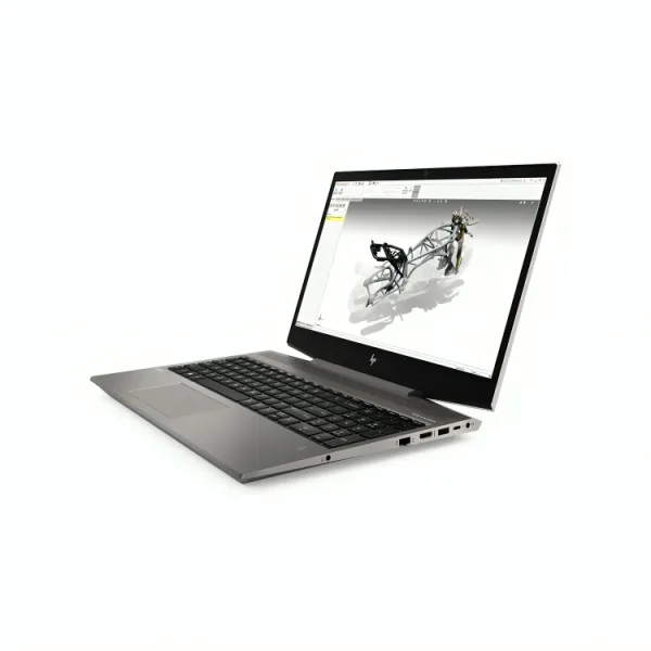 HP ZBook 15V G5 جهاز كمبيوتر محمول بحجم 15.6 بوصة، ويتضمن المواصفات التالية: المعالج: Intel Core I7-8850H الذاكرة: 32 جيجابايت رام التخزين: 512 جيجابايت SSD