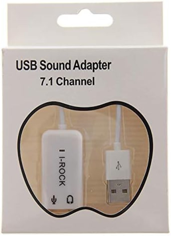 I-Rock Usb Sound Adapter 7.1 Channel, White