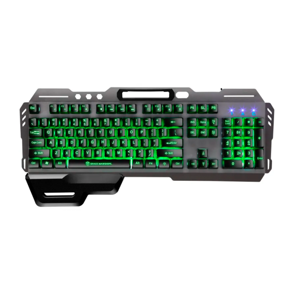 SPACE WARSHIP - GK70 - Ergonomic Gaming Keyboard with RGB Lighting - Black