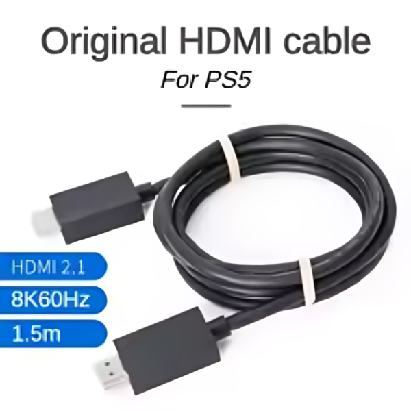 كابل متوافق مع HDMI ، يدعم الفيديو ثلاثي الأبعاد لـ PS5 ، أصلي ، مليون ، عالي الدقة ، 8K ، 60Hz