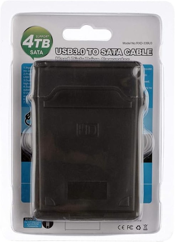كابل USB 3 إلى محول القرص الصلب ساتا