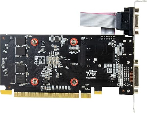 كارت رسومات جيفورس جي تي 730 بذاكرة DDR3 4 جيجابايت 128 بت تصميم بسيط مع وصلة HDMIDVIVGA - 73GQF8HX00HD، gddr3، pci_e_x16