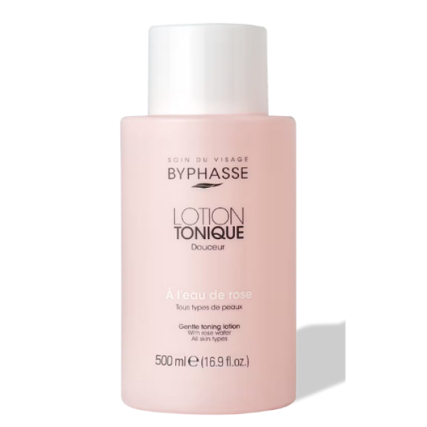 بايفيز تونر لوشن بماء الورد ا  Byphase Gentle Toning Lotion 500ml