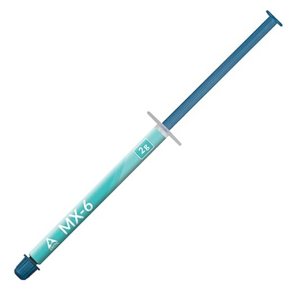 اركتك MX-6 (2 غرام) - معجون حراري فائق الاداء لوحدة المعالجة المركزية ووحدة التحكم وبطاقات الرسومات واللابتوب وتوصيل حراري عالي