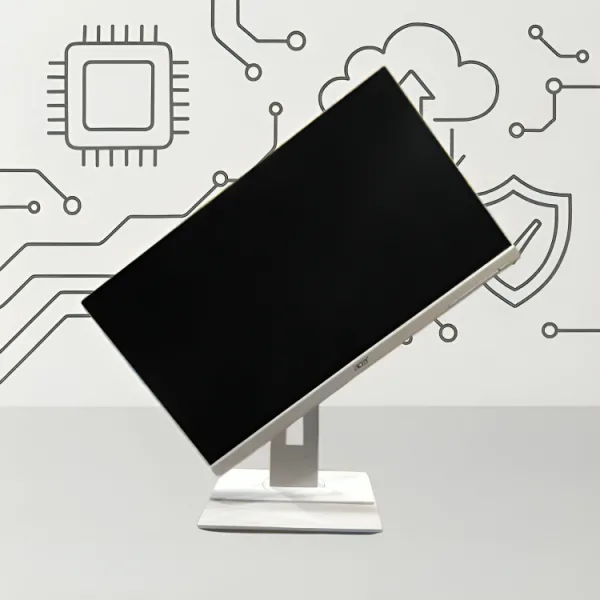 شاشة Acer بدون إطار  24 بوصة أي بي إس ليد -