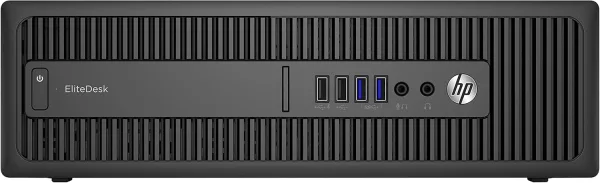 كيسة كمبيوتر اتش بي ايليت ديسك 800 G2 - SFF معالج كور i5 6500 3.60 هرتز 8 غيغابايت DDR4 1 تيرابايت ويندوز 10، ذاكرة رام جيجا، انتل