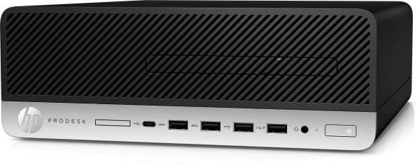HP ProDesk 600 G4- SFF 6-Core 3.1 GHz Intel Core i5-8600 CPU @ 3.10GHz RAM 8 GB HDD 500GB- Micro Tower