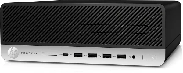 HP ProDesk 600 G4- SFF 6-Core 3.1 GHz Intel Core i5-8500 CPU @ 3.10GHz RAM 8 GB HDD 500GB- Micro Tower
