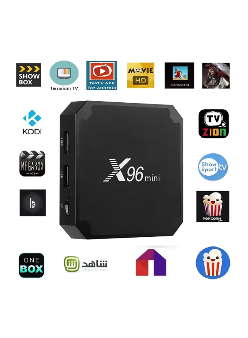 X96 MINI 2GB RAM 16GB ROM TV Box Amlogic S905W IPTV Set top box 4K HD Smart Media Player 54512 Black