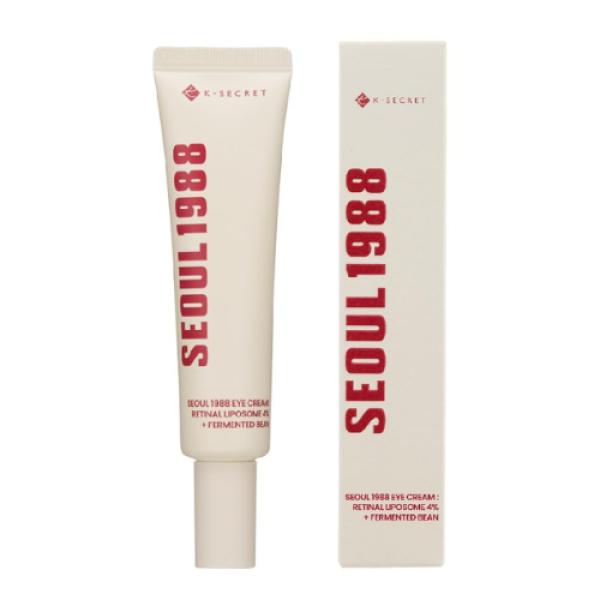 كي سيكريت سيول 1988 كريم عين بريتينال ليبوسوم 4% + فول مخمر 30 مل |  K Secret Seoul 1988 Eye Cream Retinal Liposome 4% + Fermented Bean  30Ml