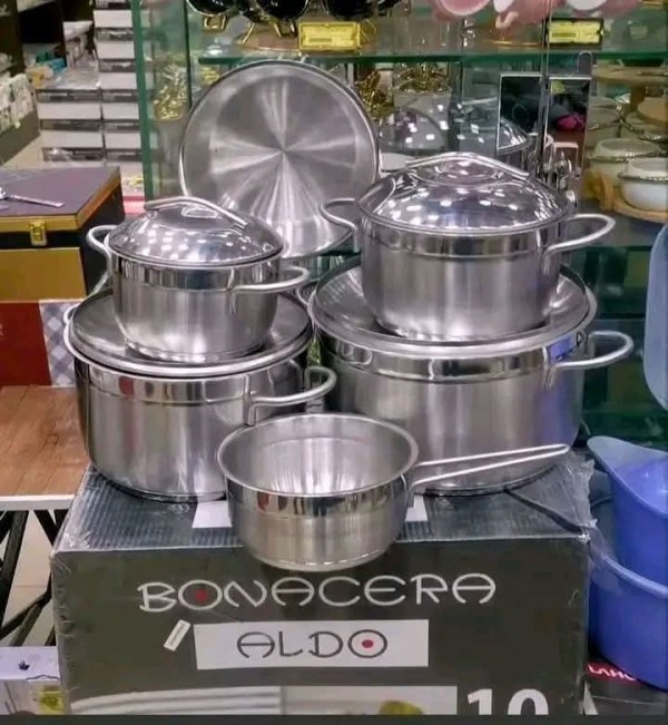 طقم حلل استانلس بوناسيرا