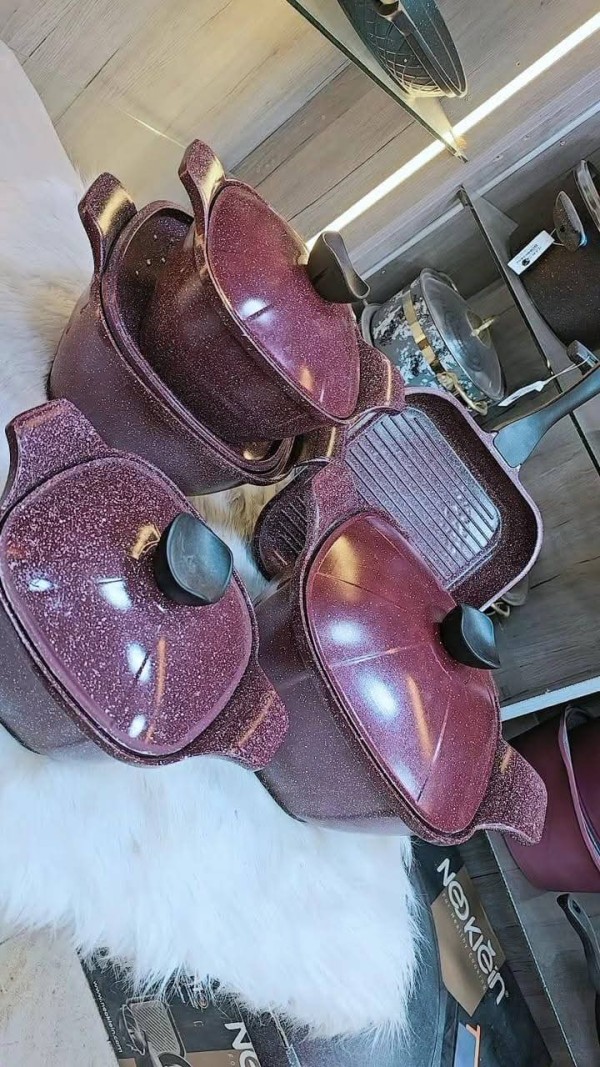 طقم حلل جرانيت مربعه