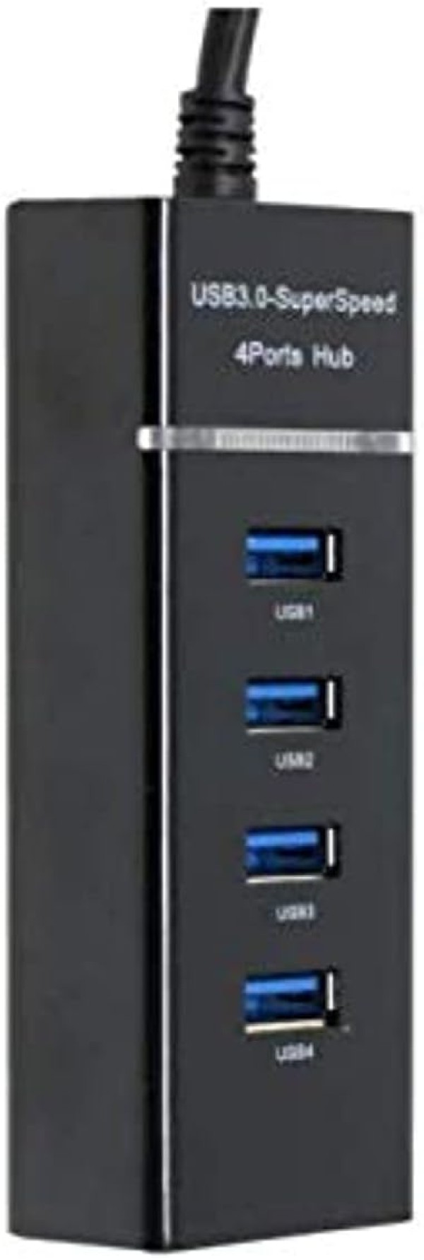 موزع يو اس بي 4 مداخل - 303، خامات متعددة، أسود، usb