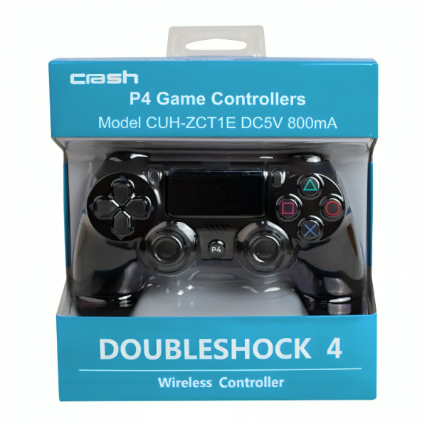 وحدة تحكم كراش Dualshock لاسلكيه لبلايستيشن 4، اسود - CUH-ZCT1E