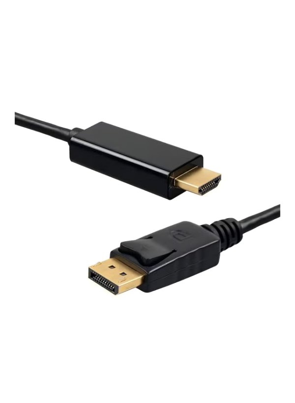 Displayport To HDMI Cable Black