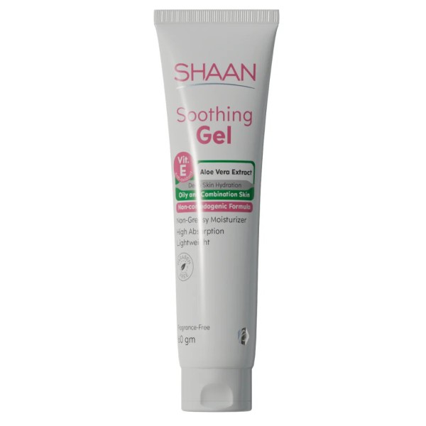 شان جل مرطب البشرة الدهنية والمختلطة، 120جم - Shan Moisturizing Gel for Oily and Combination Skin, 120g