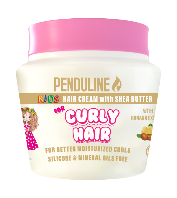 بندولين كريم شعر للأطفال بزبدة الشيا (للشعر الكيرلي) 150 مل  Penduline Hair Cream for Kids with Shea Butter (For Curly Hair) 150ml