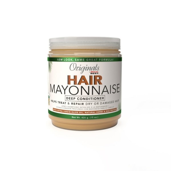 افريكاز بست ماسك مايونيز الشعر  العضوي حجم426جم + 200% زيادة فی الحجم   |  (Africa's Best Organic Hair Mayonnaise (426+ 20% Extra g