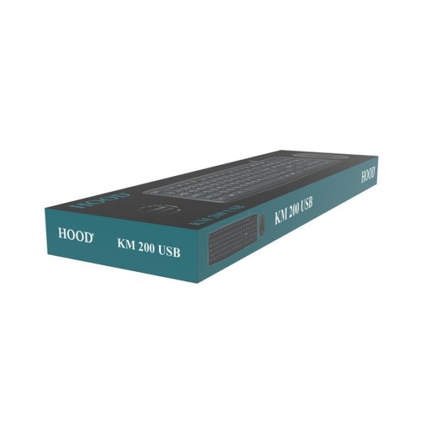 Hood KM200 USB (keyboard & Mouse)1000 DPI/2Y