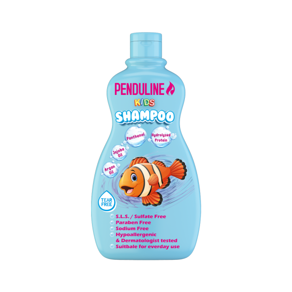 شامبو بندولين كيدز الأزرق للشعر العادي و الجاف 250 مل  Penduline Kids Blue Shampoo for Normal and Dry Hair 250ml