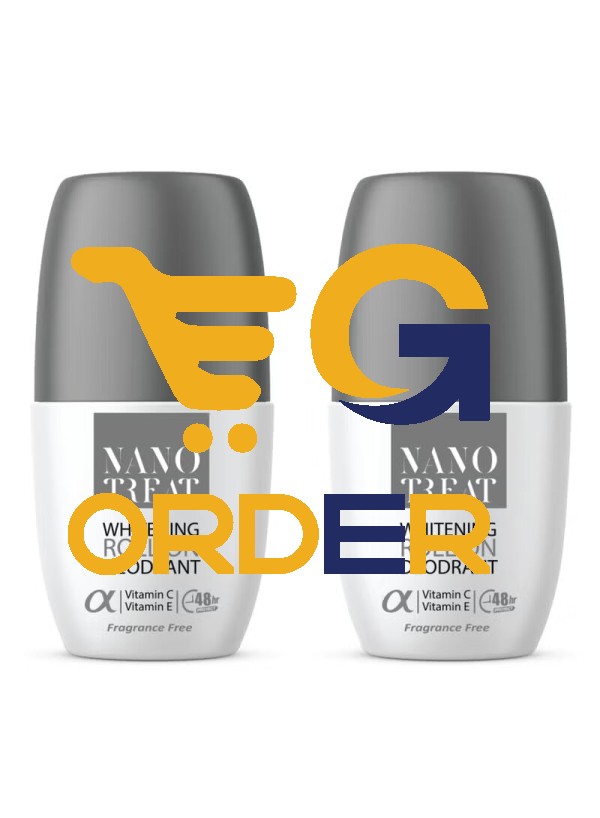 عرض رول أون (1+1 هدية) بدون رائحة   Whitening Deodorant Roll On Free Fregrance