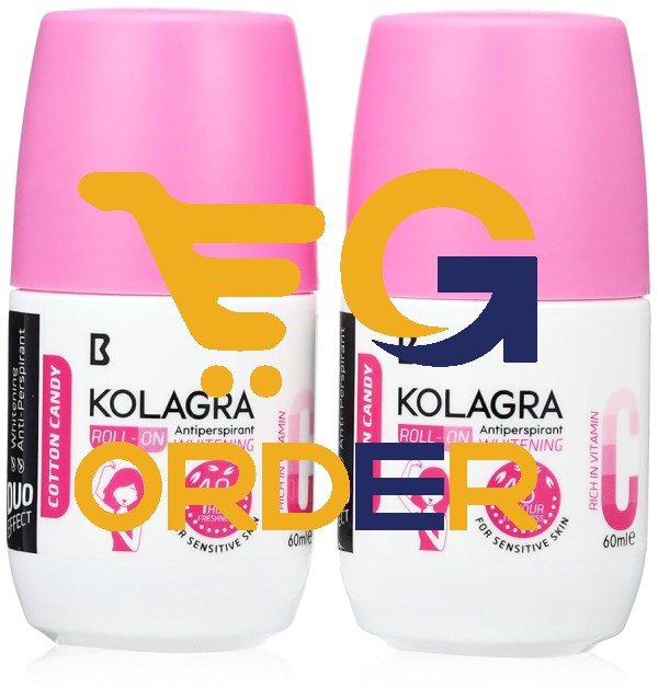 كولاجرا رول أون مضاد للتعرق ومزيل لرائحة العرق 1+1 60 مل - Colagra Roll-On Antiperspirant and Deodorant 1+1 60ml