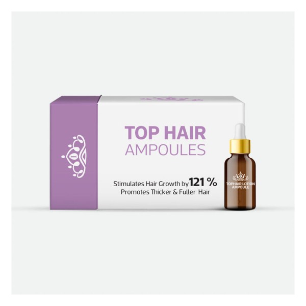 توب هير أمبولات  8 أمبولات 10 مل  Top Hair Treatment Ampoules  8 Ampoules 10ml
