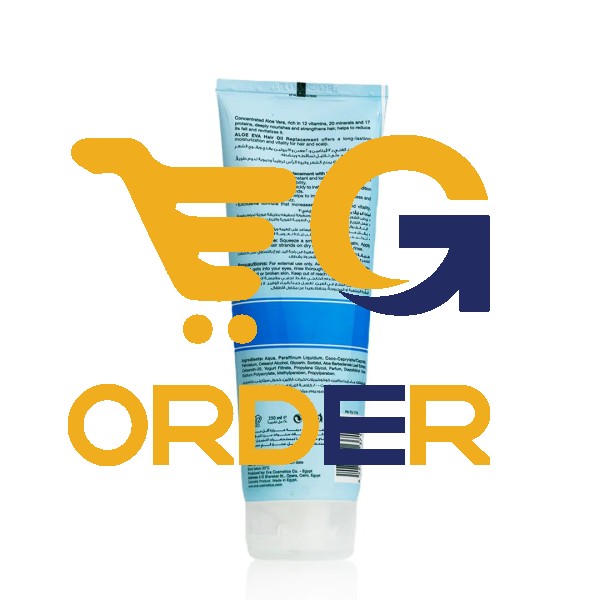 بديل زيت الشعر المقوي ألو إيفا - بروتينات الصبار والزبادي Aloe Eva Strengthening Hair Oil Replacement – Aloe Vera & Yogurt Proteins