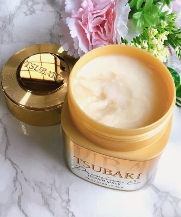 ماسك شيسيدو تسوباكي بريميوم EX الياباني لإصلاح الشعر التالف | Tsubaki Hair Mask Premium Repair Mask For Damaged Hair