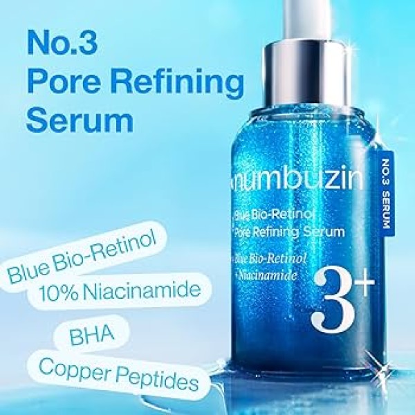 نومبوزين  سيروم تنقية المسام رقم 3 بلو بيو-ريتينول  30 مل |  Numbuzin No. 3 Blue Bio-Retinol Serum 30ml