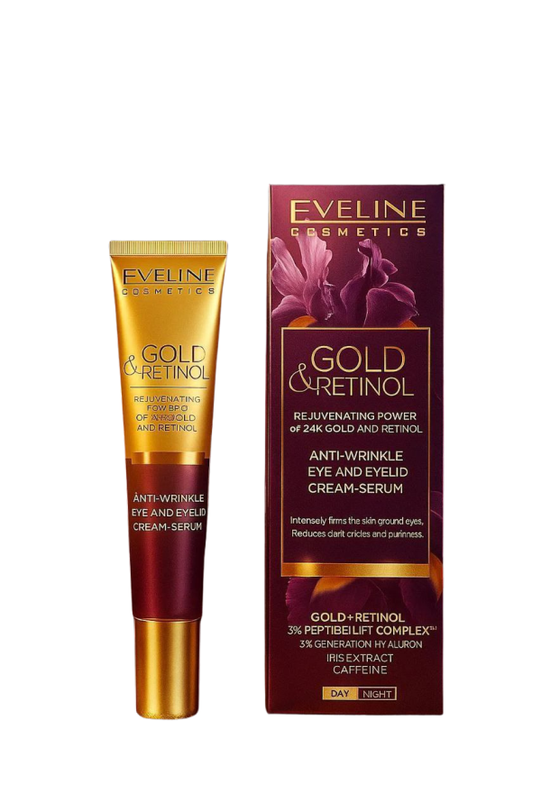 كريم العين Eveline Gold & Retinol