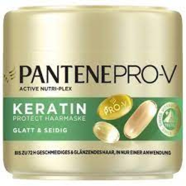 قناع بانتين كيراتين بروتكت سمووث آند سيلكي، 300 مل   Pantene Keratin Protect Smooth & Silky mask, 300 mL