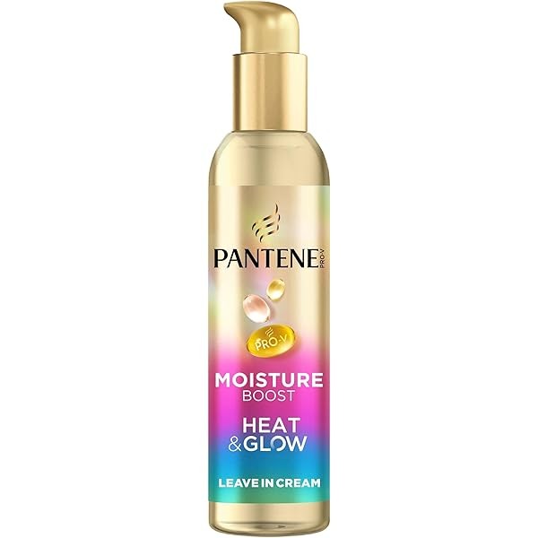كريم بانتين مويستشر بوست هيت آند جلو ليف إن Pantene Moisture Boost Heat & Glow Leave-In Cream