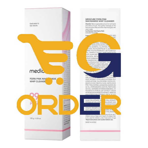 غسول ​​ميديكيوب بالنياسيناميد 120 مل - Medicube Pdrn Pink Niacinamide Whip Cleanser 120ml