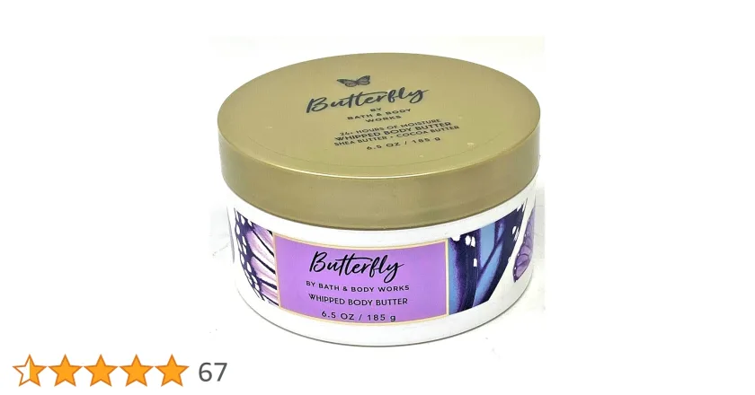بودي باتر الجسم باتر فلاي من باث اند بودي 185جم  -  Bath & Body Works Butterfly Body Butter  185 gm
